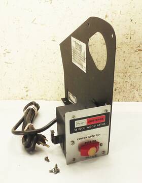 70008 Craftsman 113 12 Inch Wood Lathe Headstock Pulley Belt Guard Plate With On/off Switch