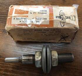 9-2594 Craftsman Vintage 1/4 Inch Shank Sears Work Arbor #