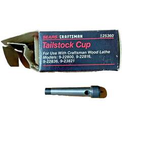 925360 Craftsman Tailstock Cup For Wood Lathe Item# Used In Original Box