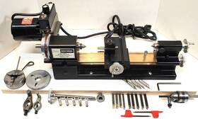 527-2142 Craftsman By Sherline Metal Lathe 4000 Chucks Collets Tooling Extras Usa