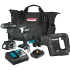 Cx300rb-r Makita Recon Lxt Brushless Combo Kit Ah 704817433661