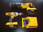 Dc9360 Dc9000 Dewalt 36v Hammer Drill Sawzall Set Batteries Charger Dc901 Dc305
