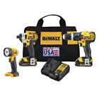 Dck384c2r Dewalt Lithium-ion Compact 3-tool