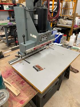Delta 32-325 Line Boring Machine 13 Spindle 1/4 Inch Drill Bits. Good Condition