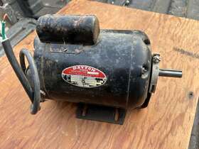 C6020 Delta Dayton Bandsaw Lathe Motor 1/2-hp 1725 Rpm 115/230 Vac Nice 5/8 Inch Shaft