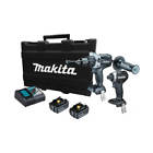 Dlx2176tb Makita Hammer Drill Impact Driver Combo Kit 088381860833