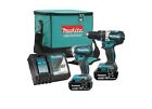 Dlx2180t Makita Ah Brushless Cordless Hammer Drill And Impact Driver Combo