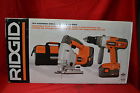 R9203 Drill 18v Nib Combo Hammer Jig Ridgid