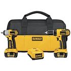 Dck273l Drill Impact Kit Combo Cordless 18v Driver Dewalt Wrench