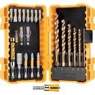 Dwa2sls21hd Drilling Gold Set Case Hard 21 Pc Maxfit Dewalt Driving Ferrous