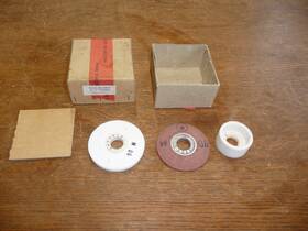 Emco-unimat 1120-22 Lathe Db200 Sl1000 Accessory Set Of 3 Grinding Wheels Grinder