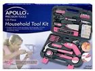 001110837 Household 135pc Precision Tool Apollo Pink Tools Set