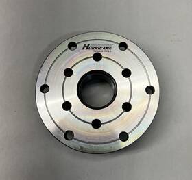 Htt-acc-fpb-4-114 Hurricane Turning Tools 4 Inch Steel Faceplate 1 1/4 X 8 Tpi - Woodturning Lathe Accessories