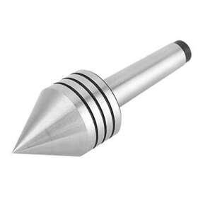 Hyuduo 750086840051 Mt2 Heavy Duty Woodworking Live Tailstock Bearing Tapered Turn Center Metal Wood