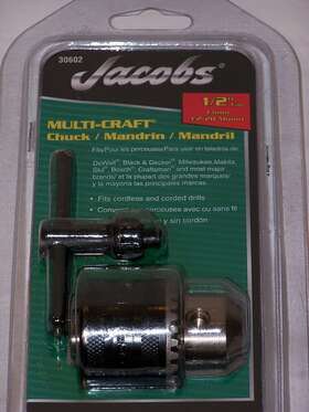 Jacobs 30602 Multi Craft Drill Chuck Used With Craftsman Wood 12 Inch Lathe 113.x