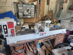 Jwl1642evs Jet 1.5 Hp Wood Lathe With Legs Andevery Chisel Youftll Need