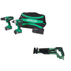 Kc18dgl-cr18dglp4-bndl Hitachi 18v Cordless Tool 686024800101