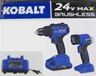 Kdp524b Kwl224 Kobalt Brand New Max Drill Flashlight Ah Battery Pack Charger