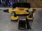 Dck235 Kit 2pc Combo Cordless Drill 18v Impact Dewalt Ni-cad