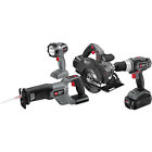 Pcck405n4r Kit Nicd Combo 4-tool Porter-cable 18v