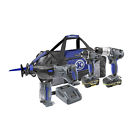K20-lc4000a Lithium Soft Kobalt 4-tool 20-volt Ion Case Kit Combo Cordless