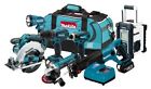Lxt702-391630 Makita Power Tools 18v Cordless Drill Driver Tool Combo Kit Circular Saw 7 Piece 682668391630