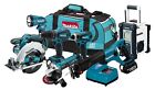 Lxt902 Recip Combo Impact Jigsaw Makita Drill Lithium Set Ion Driver Kit 18v