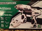241-0304 " Masterforce Drill 3 8 Compact Driver Combo Cordless 12v Kit Impact