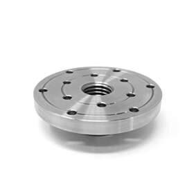 Maxwood 725410807000 4 Steel Wood Lathe Face Plate 1 X 8tpi Threaded With Locking Set Screw For Re