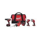 Milwaukee Cordless Set Tool Reciprocating 18v Combo Drill Hackzal Driver Kit