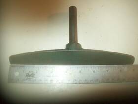 04fd903b Montgomery Ward 9 Inch Steel Tool Rest 5/8 Post From Vintage Wood Lathe