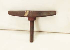 Fd2002a Montgomery Ward/powr-kraft Vtg Wards Powr-kraft 8 Inch Wood Lathe 6 Tool Rest 1/2 Post