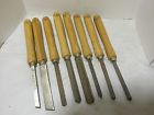 44883 No.44883 Lqqk Lathe Turning Piece Buck Chisels 7 Wood Set Bros