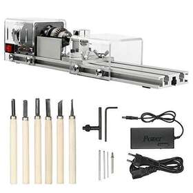 100w Ophir 602430682544 Diy 24v Mini Wood Lathe Milling Machine Tool Grinding Polishing Be
