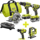 P1837-p261-p524 Ryobi One Combo Kit Cordless Brushless Impact Wrench 0033287180134