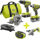 P1837-p423-p746 Ryobi One Cordless Brushless Combo Kit 0033287180394