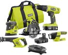 P1960n Ryobi One Cordless Combo Kit With Corner Cat 0033287177370