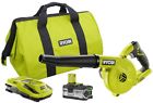 P1963n Ryobi One Workshop Blower Kit Lithium Plus Battery 0033287177400
