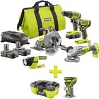 P1980n-p601-p3240 Ryobi One Cordless Brushless Combo Kit Bonus Fix 0033287180820