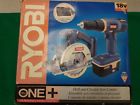 Nc4808 P801 Ryobi New One Drill And Circular Saw Combo