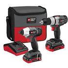 Pcck410l2r Combo Li-ion Kit 18v 2-tool Porter-cable