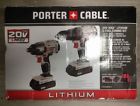 Pcck604l2 Pcck602l Porter Cable Max Volt Lithium Ion Cordless Combo Kit New
