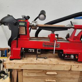 Kwl-1218vs Psi Woodworking Turncrafter Commander 12 Inch Variable Speed Midi Lathe With Ext.bed
