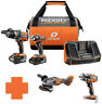 R9500-r86042b-r86011b Ridgid Combo Tool Kit Cordless Brushless Charger Bag 0648846073729