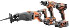 R96121 Ridgid Cordless Tool Combo Kit With Drill Impact 0648846071466