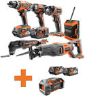 R9641-r84087-ac840087p Ridgid Cordless Combo Kit Batt And Charger 0648846072753