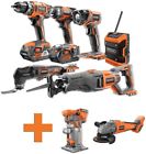 R9641-r86041b-r86044b Ridgid Cordless Combo Kit Batt And Charger 0648846072746