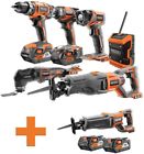 R9641-r8643b-ac840087p Ridgid Power Tool Combo Kit Cordless Led Worklight 0648846072814