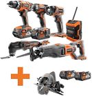 R9641-r8653b-ac840087p Ridgid Circular Saw Combo Kit Brushed Motor 0648846072661