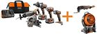R9652-r862005-r860720b Ridgid Piece Combo Kit With Bonus Jobmax Console 0648846070834